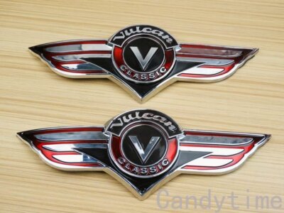 Motorcycle ABS Fuel Tank Emblem Decal Sticker for Vulcan Classic 1500