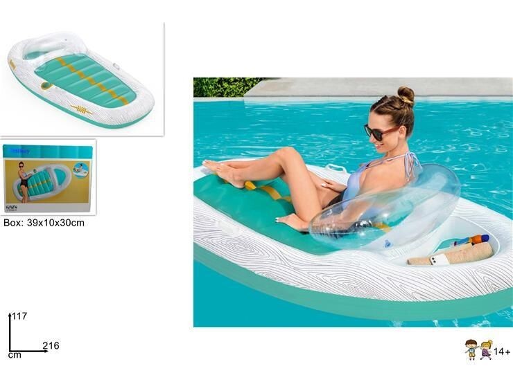 Materassino Gonfiabile Fashion Yatch Oligarca 216cm Mare Piscina Estate dfh