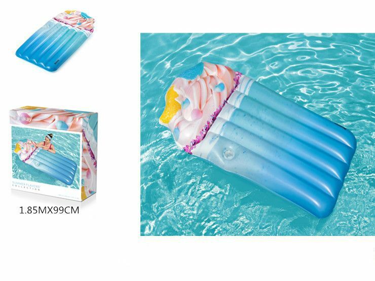 Materasso Materassino Gonfiabile Lounge Frappè 185x99cm Estate Mare Piscina dfh