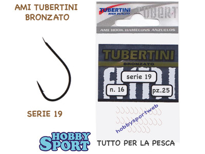 AMI TUBERTINI SERIE 19 BRONZATO SIZE 16 - BUSTA 25 PZ SPECIALE SPIGOLA ORATA