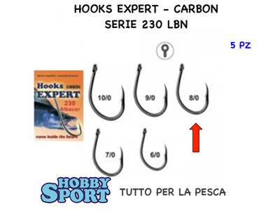AMO TONNO PESCE SPADA SPECIAL COMPETITION - HOOKS EXPERT - CARBON - 8/0