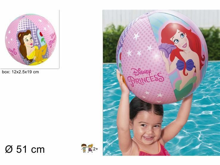 Pallone Palla Gonfiabile Principessa 51cm Bambini Mare Piscina Estate dfh