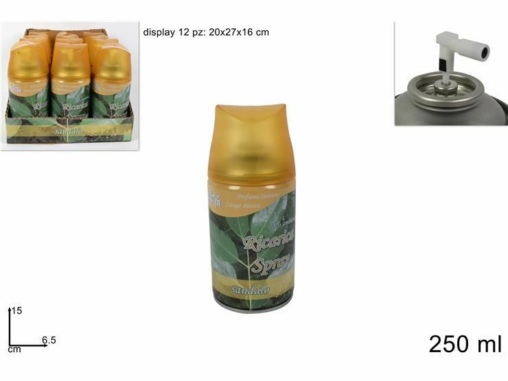 12 Pz Deodorante Spray Profumi Ambiente Sandalo Per AIR WICK/Glade dfh