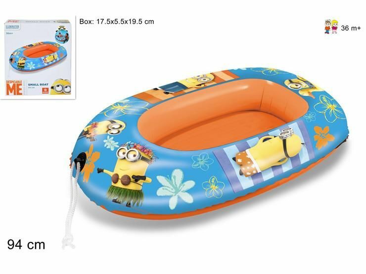 Canotto Gonfiabile Minions Bambini Divertimento Mare Estate dfh