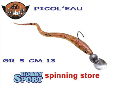 PICOL'EAU DELALANDE 5 GR CREVETTE SHRIMP  13 CM ANGUILLINA X SPIGOLA 28130509