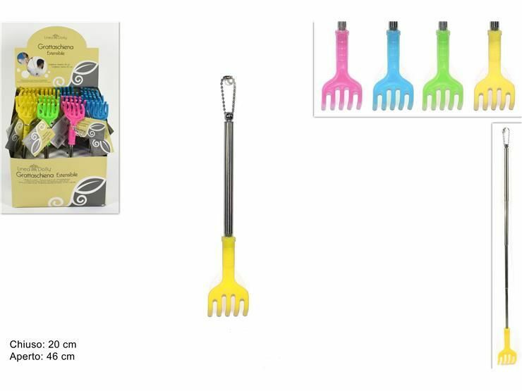 Set 24 Pezzi Grattino GrattaSchiena 43cm Massaggiatore Relax No Stress dfh