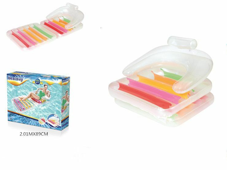 Poltrona Gonfiabile Fashion 201x89cm Mare Estate Piscina dfh