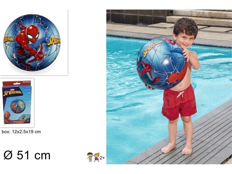 Palla Pallone Spider-Man Gonfiabile 51cm Divertimento Piscina Bambini Estate dfh