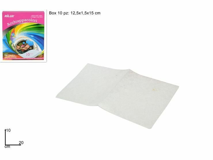 Confezione 10 Fogli Acchiappacolori Protegge Colori Vestiti Lavatrice dfh