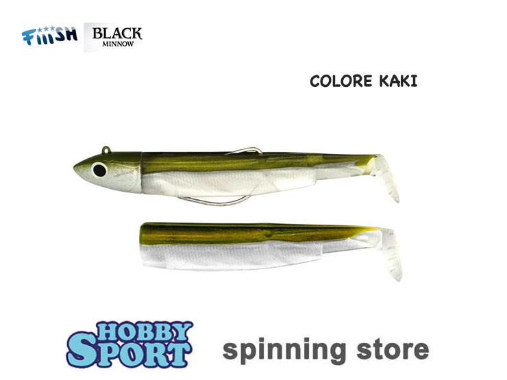 BLACK MINNOW FIIISH SIZE 3BM 191 KAKI COMBO OFF SHORE 25 GR + 1 CORP 12 CM