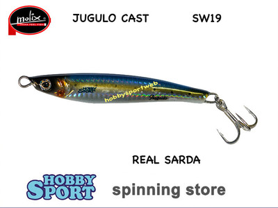 MOLIX JUGULO CASTING 42 GR COL SW 19 REAL SARDA ORIGINALE SPINNING MARE