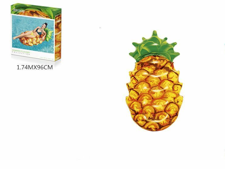 Materasso Materassino Gonfiabile Ananas 174x96cm Estate Mare Piscina dfh