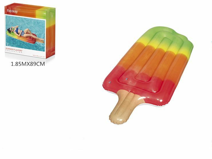 Materassino Materasso Gonfiabile Gelato 185x89cm Estate Mare Piscina dfh