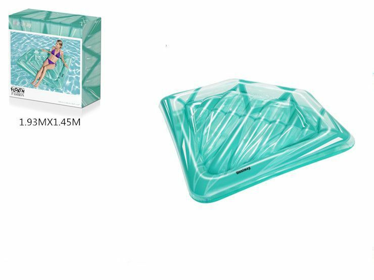 Isola Materassino Gonfiabile Diamante 193x145cm Estate Mare Piscina dfh
