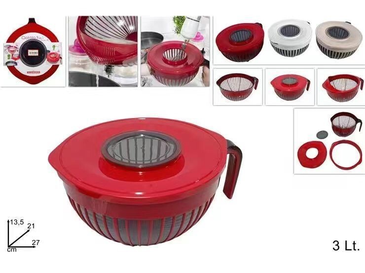 Ciotola Multiuso 3in1 Con Manico Utensile Cucina 3Lt idea