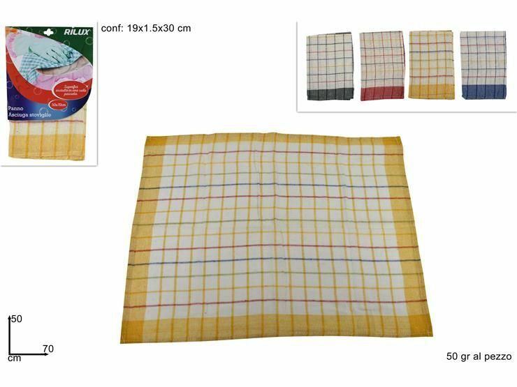 Set 40 Pezzi Panno Asciuga Stoviglie 50x70cm Piatti Pentole dfh