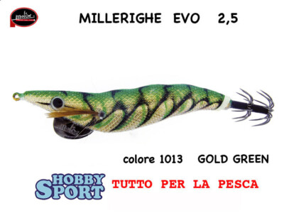 TOTANARA MOLIX MILLERIGHE SERIE EVO MIS 2,5 COL  1013 GOLD GREEN