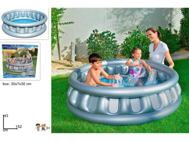 Piscina Gonfiabile Astronave SpaceShip Esterno Fuori Terra 152x43cm dfh