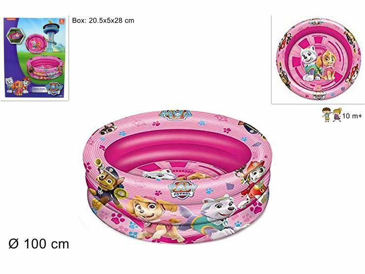 Piscina Gonfiabile Paw Patrol 100cm Bambini Divertimento Mare Estate dfh