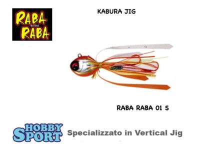 KABURA RABA RABA 20-01 S  ORANGE SILVER ORIGINALE PESCA BARCA MARE