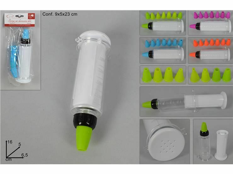 Siringa Dolci Per Torte Biscotti + 8 Beccucci Decorazione Pasticceria dfh