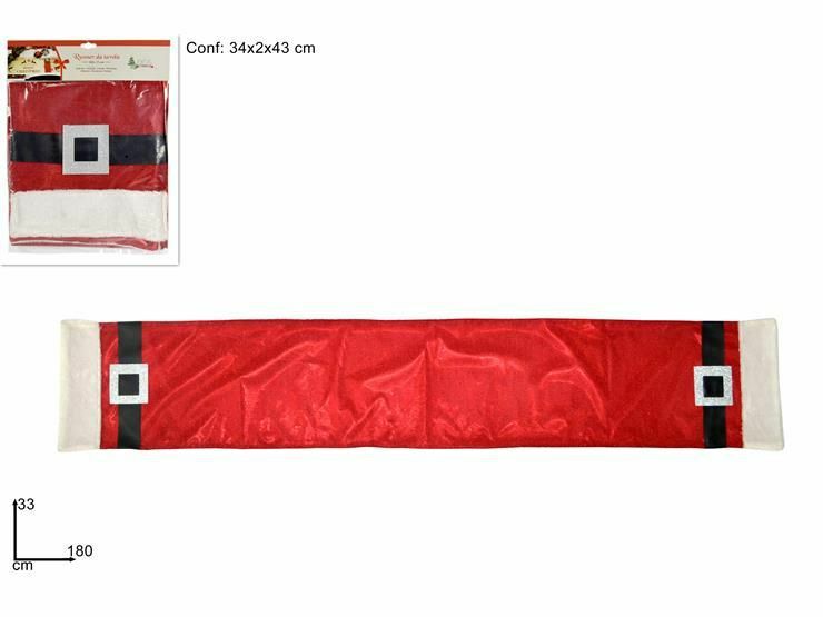 Babbo Natale Cintura Tavolo Runner 33x180cm Babbo Natale Decorazione Natale dfh