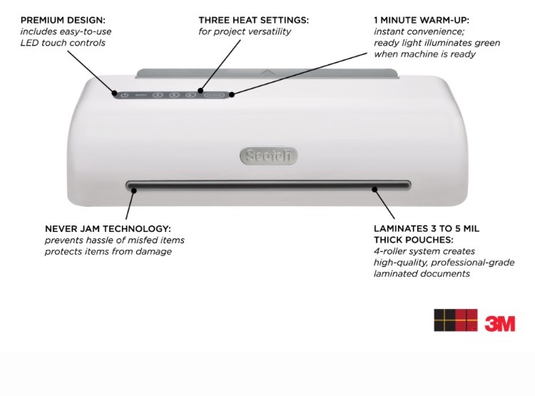 Scotch PRO Thermal Laminator Up to 12.3