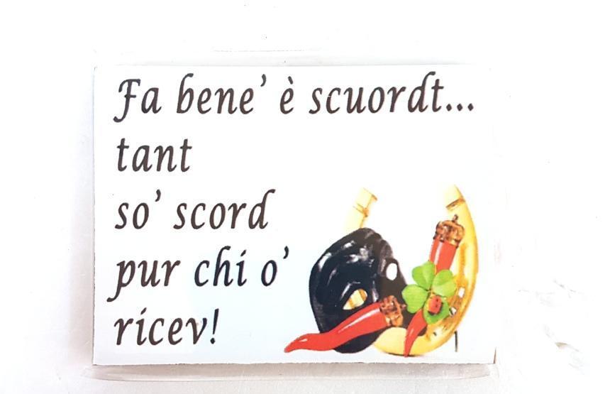 Calamita Magnete Magnetino Rettangolare Idea Regalo Frasi Fa Bene E Scuordt moc