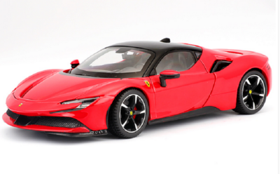 Buragoミニカー Ferrari SF90 Stradale 1/18 Amazon.com: Bburago 1:18 R&P SF90 Stradale, Red : Arts