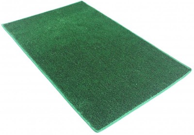 Green Indoor Outdoor Economy Turf Artificial Grass Area Rug Custom Cut