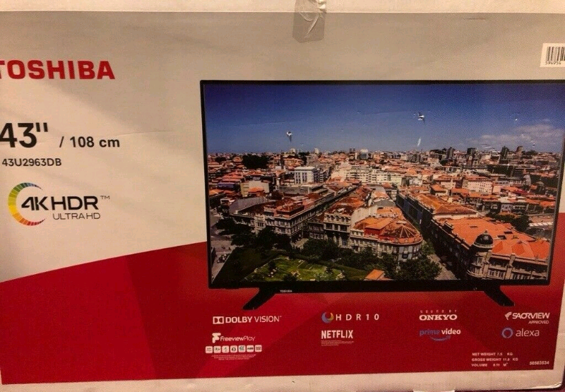 Toshiba 43 inch 4k smart TV ultra hd | in Hall Green, West Midlands