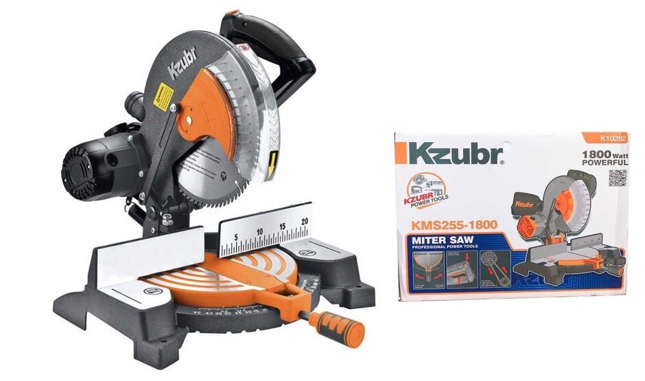 Troncatrice per legno K10582 1800W con piano sega circolare 255mm cir