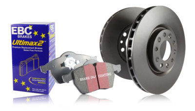 EBC Front & Rear Discs & Pads for Alfa Romeo Mi.To 1.4 Turbo (120 BHP) (2010>17)