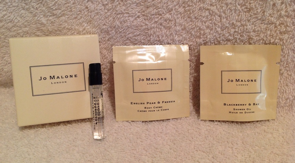 3 Jo Malone Nectarine Blossom Cologne & Blackberry Shower & English Pear Body