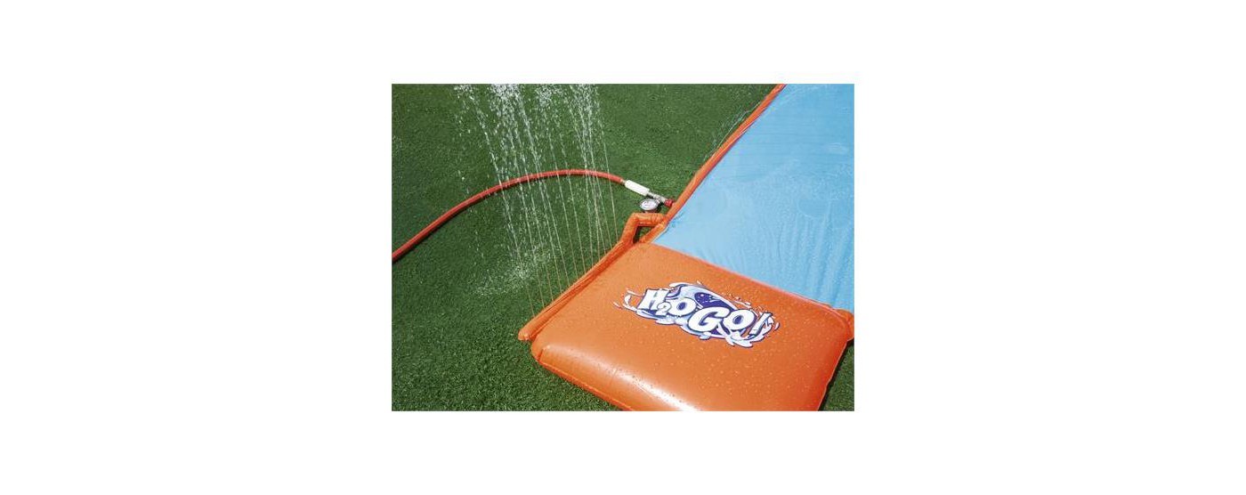H2OGO! Single Aqua Ramp Slide Water Slide