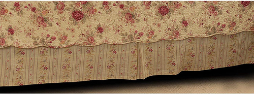 Greenland Home Antique Rose Bed Skirt, Full, Multicolor