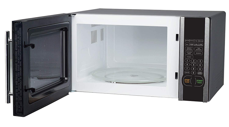 Magic Chef MCM1110ST 1.1 Cu. Ft. 1000W Countertop Microwave Oven with Stylish Do
