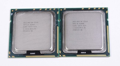 Lot of (2) Intel Xeon SLBF6  E5540 4 CPU Processor 2.53GHz 8M 5.86GT/s LGA1366 