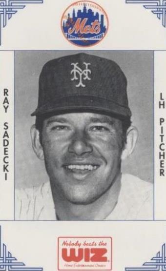 1991 The Wiz/AT&T New York Mets - Ray Sadecki #339