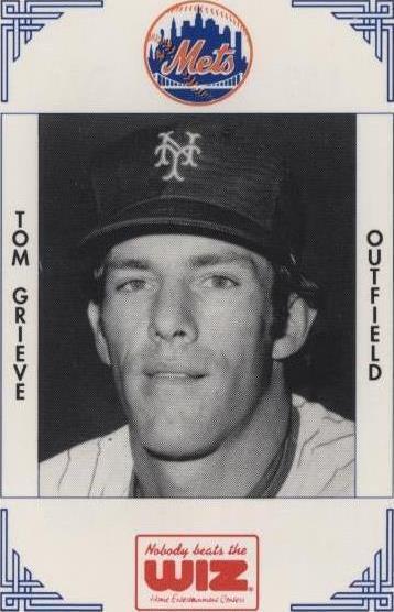 1991 The Wiz/AT&T New York Mets - Tom Grieve #152