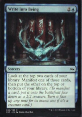 Write into Being - Fate Reforged: #59, Magic: The Gathering Nm R242