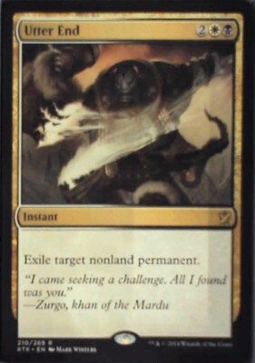 Utter End - Khans of Tarkir: #210, Magic: The Gathering Nm R235