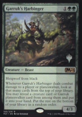 Garruk's Harbinger - Core Set 2021: #185, Magic: The Gathering NM R11