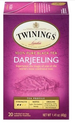 Чай Twinings Teas Дарджилинг 20 пакетиков