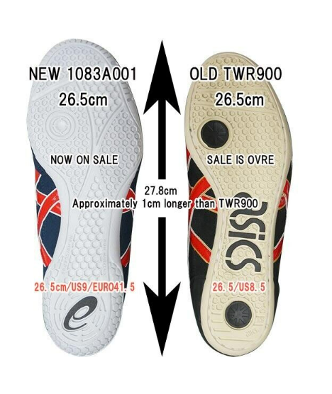 ASICS 【MADE TO ORDER】ASICS WRESTLING SHOES 1083A001 EX-EO TWR900 BLACK X RED FROM JP