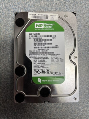 Western Digital WD15EARS-60MVWB0 1.5TB Intellipower SATA Hard Drive | HD305