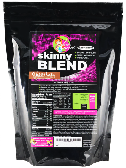 Best Tasting Weight Loss Shake, Great 4 Low Carb Diet, 30 Shakes - Skinny Blend