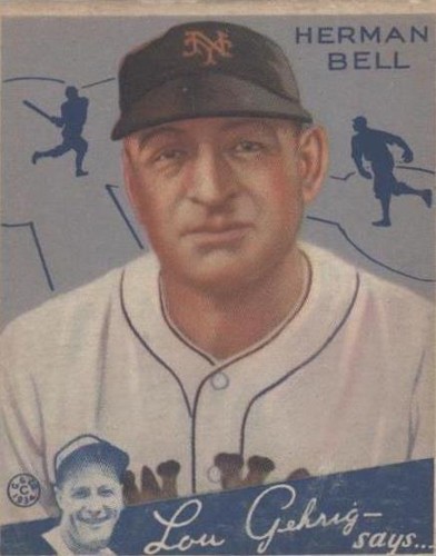 1934 Goudey Big League Chewing Gum - Herman Bell #52