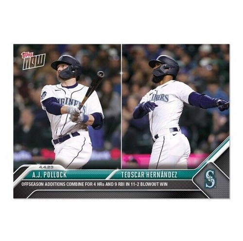 2023 Topps Now - A.J. Pollock Teoscar Hernandez #53