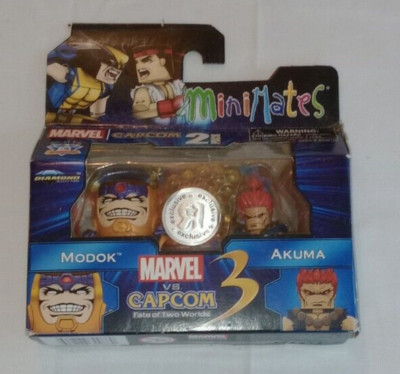 Marvel Minimates Modok & Akuma Marvel Vs Capcom 3 TRU Series 3 New, Sealed. 2012